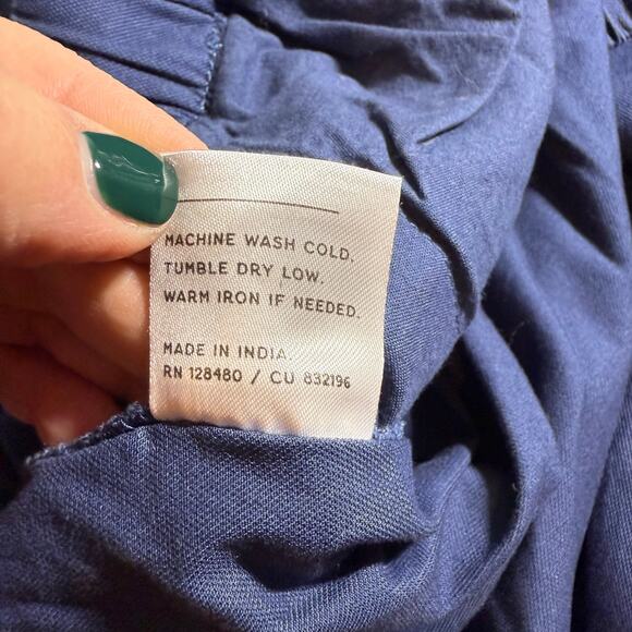 Pact Women's Plus Size Daily Twill Crop Pant Organic Cotton Stretch Navy - XXXL - Picture 9 of 10